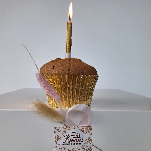 Een feestelijke cupcake.