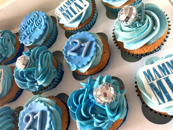 Cupcake met versiering
